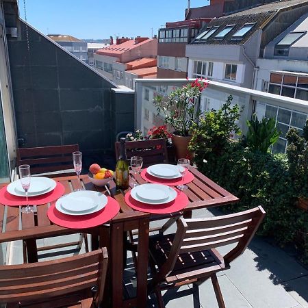 Penthouse With Terrace And Views Near Oza'S Beach Lägenhet A Coruña Exteriör bild