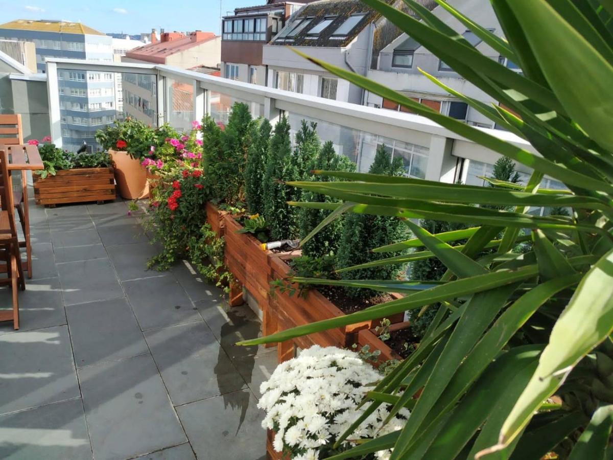 Penthouse With Terrace And Views Near Oza'S Beach Lägenhet A Coruña Exteriör bild